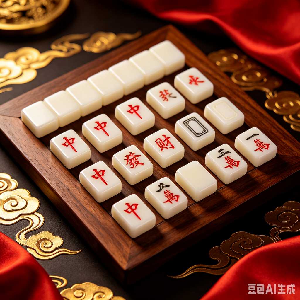 luxury carving mahjong tiles