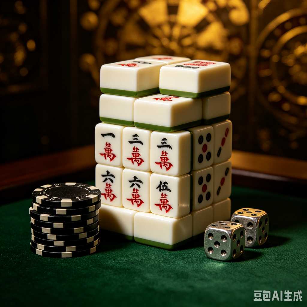 luxury carving mahjong tiles